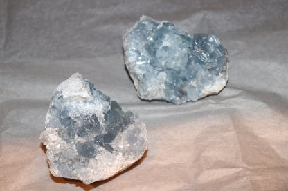 blue celestite cluster